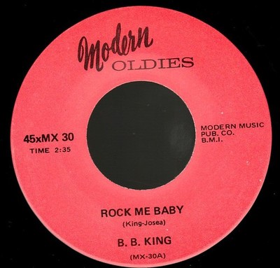 B.B. King - Rock Me Baby / I Can't Lose (7'', Single, RE)