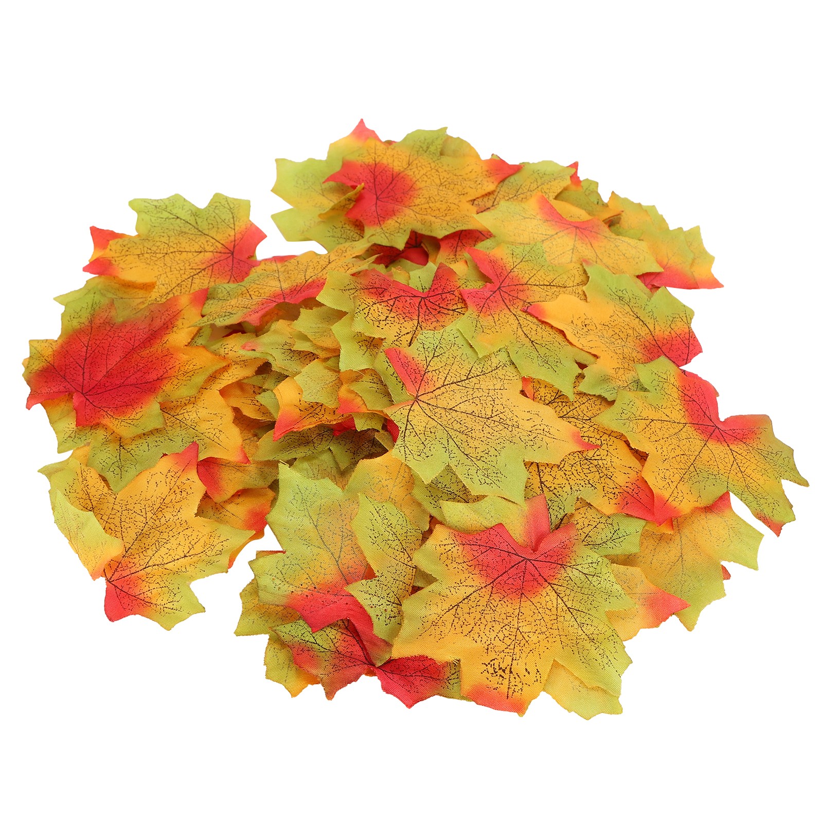 100Pcs/Bag Artificial Maple Leaves For Thanksgiving Autumn Leaf Wedding Party