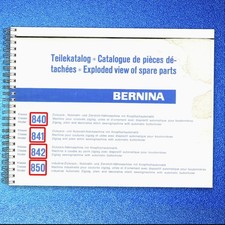 BERNINA 840 841 842 850 Sewing Machine Exploded Parts Manual - WIRE-LOCK BOUND