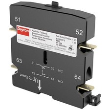 DAYTON 783XY4 Auxiliary Contact, 1NO/1NC, 10 A 783XY4