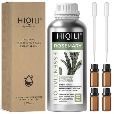 HIQILI 1000ML Rosemary Oil for Hair Growth, Add to Shampoo  Conditioner, 100 ...