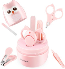 Baby Nail Clippers, 4-In-1 Safe Baby Nail Kit with Cute Case, Nail Clipper, Scis