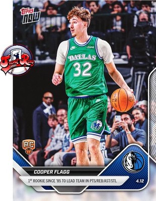 2025-26 Topps Now Cooper Flagg 253 Rookie Leads team Presale