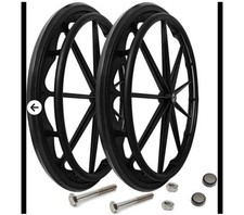 New Wheelchair rear wheel replacement Wheels, 24x1"