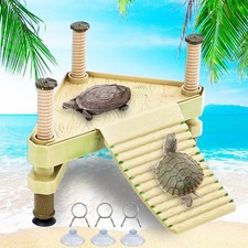 Small Aquatic Turtle Pier Floating Dock Basking Platform Area for Aquarium Fi...