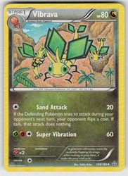 Vibrava 109/160 Primal Clash Uncommon Pokemon Card