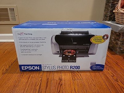 Epson Stylus Photo R200 Digital Photo Inkjet Printer Brand New & Sealed 