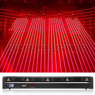PAIDUN 8 Eyes Scan Laser Beam Moving Head Light Bar Music Control Stage Effect