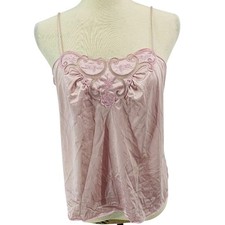Vintage Vanity Fair Blush Camisole Antron iii Nylon Romantic Womens 36