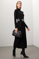 Tory Burch Women's Black Long Sleeve Dress Size 6 MSRP $398