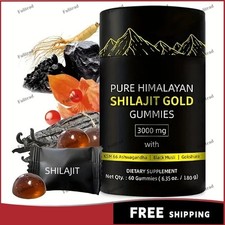 Shilajit GOLD Gummies, Organic, Extremely Potent 3000 mg, Fulvic Acid