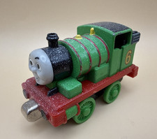 Percy Snow Flakes - Thomas  Friends Take Along Diecast - 2002 Learning Curve