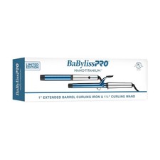 BaBylissPRO Nano Titanium 1" Curling Iron  1 1/4" Curling Wand BNTPP56UC