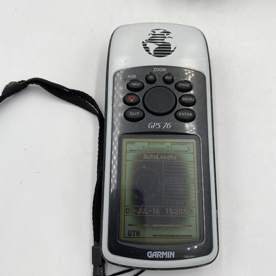 Garmin GPSMAP 76 Handheld GPS Navigator Fishing Hunting Tested, parts only - Image 2 of 4
