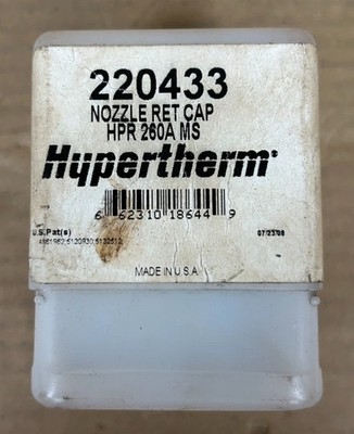Hypertherm Plasma Cutter Component Lot of 37 Pieces Nozzle Cap Electrode Ring