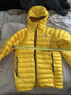 The NORTH FACE MEN Summit L3 Down Hoodie Slim Fit JACKET Sz L Warm Light NEW 