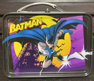 Vintage Batman Mini Lunch Box TM & DC Comics Item Tin Tote