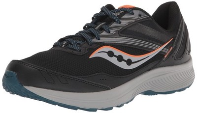 Saucony Men's Cohesion TR15 Trail Running Shoe, BLK/Nightshade, 11 Wide