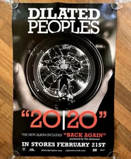 DILATED PEOPLES promo poster 20/20 Capitol 2006 24" X 36" hip hop Expansion RARE
