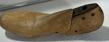 Vintage Wooden Shoe Form Mold Cobbler Rustic Primitive 777D-11  Long