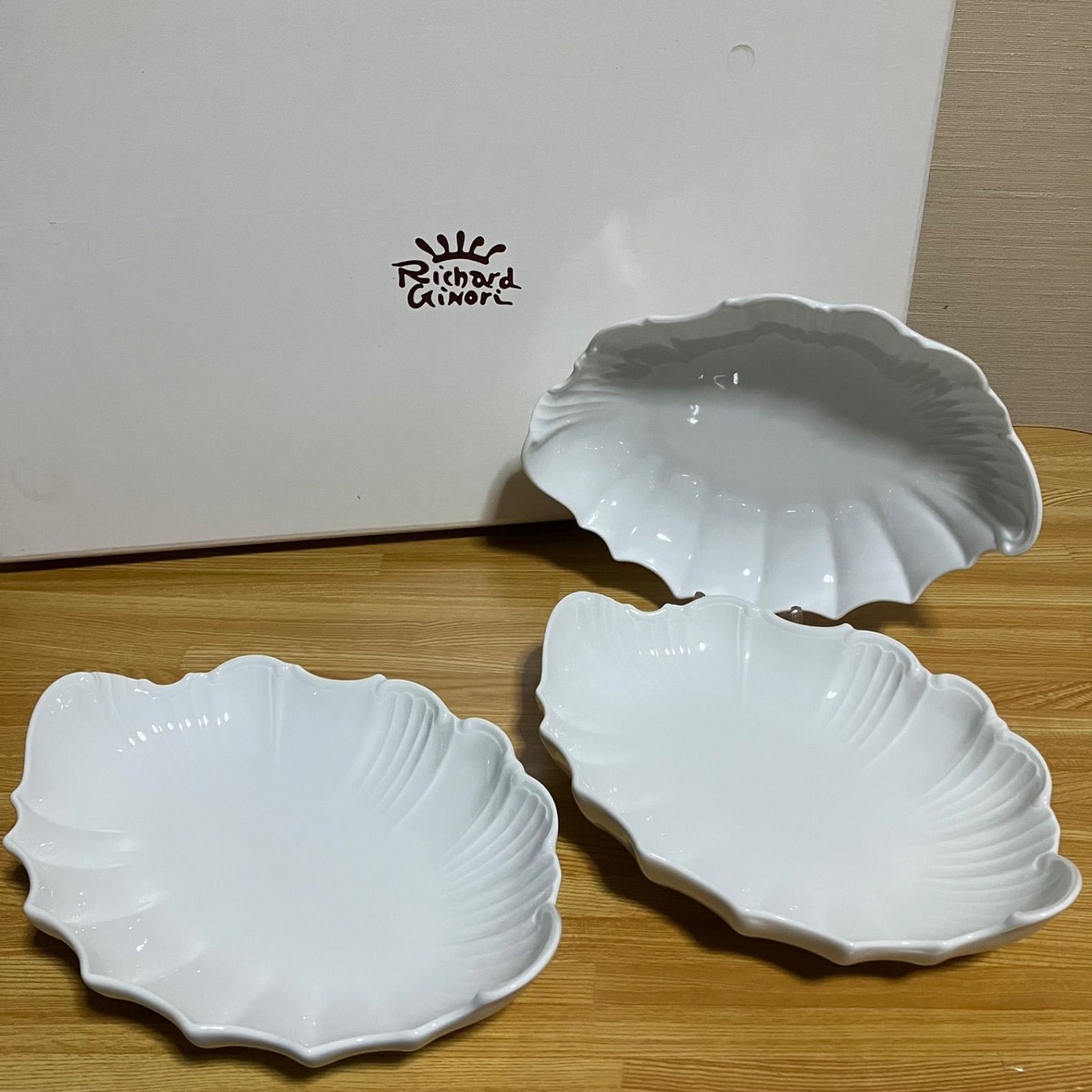 Richard Ginori Vecchio White Plate & Dish Set of 6 Pieces