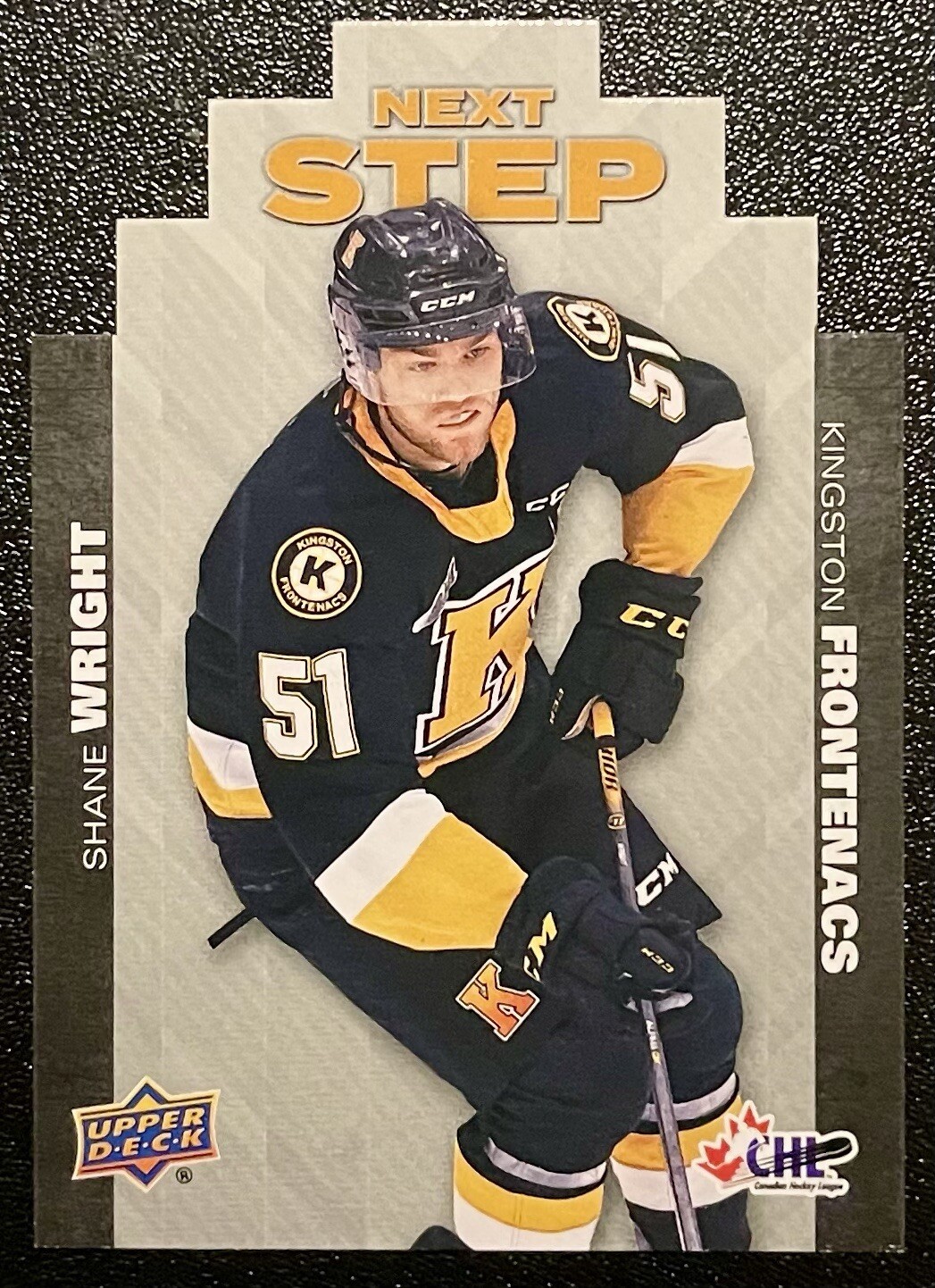 Shane Wright Rookie 2021-22 Upper Deck CHL Next Step #NS-4 (RC) Seattle Kraken