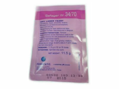 Fermentis Saflager W34/70 Bierhefe untergärig Bier selber brauen Trockenhefe