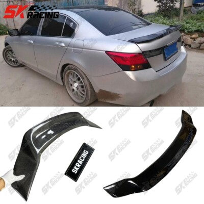 Fits Honda Accord Sedan 08-12 Black/Forged/Carbon Fiber Rear Trunk Spoiler Wing