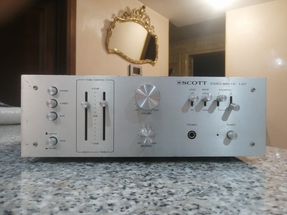 HH Scott A407 integrated amplifier | eBay