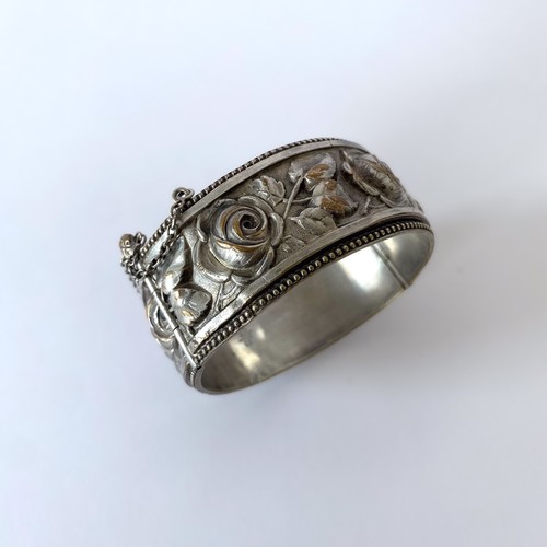 Vintage 1930s Silver Metal Art Deco Bracelet, Fabon Fse Paris - Picture 18 of 23