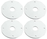 Allstar Professionelle Schutzplatten Aus Aluminium Mit 1/2 Zoll Loch 10Er Pack