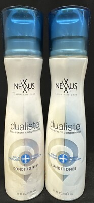 2 nexxus dualiste conditioner 11oz ea scuffed exterior