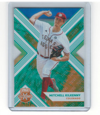 2018 Elite Extra Edition Status Die Cut Tie Dye #75 Mitchell Kilkenny /10 