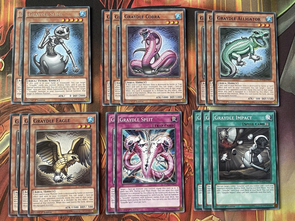 Deck Graydle YuGiOh 16 Cards Core