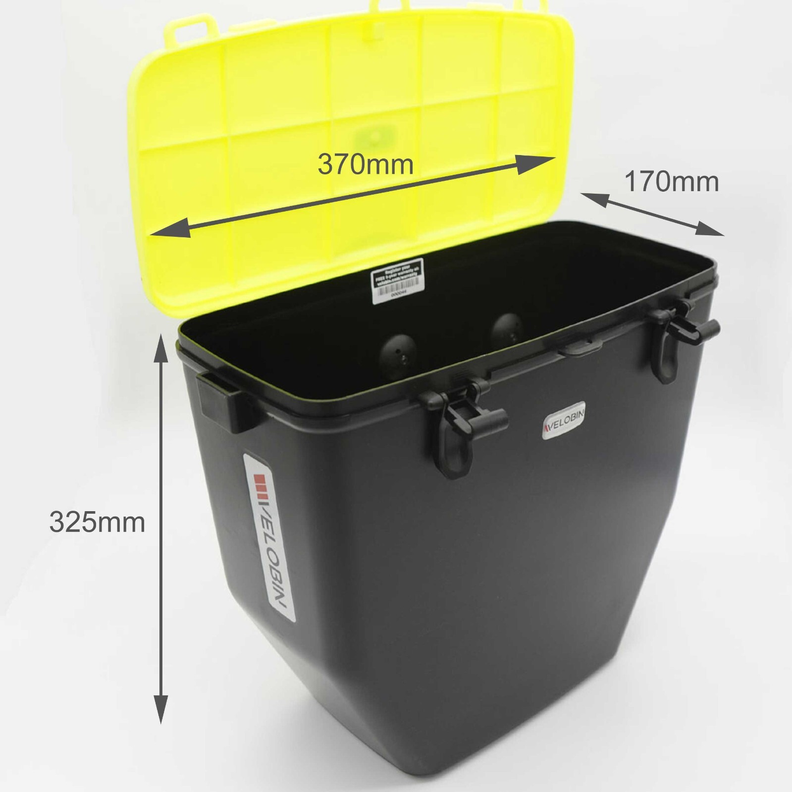 Velobin™ tough, lockable, 100 waterproof, bicycle pannier bike bags