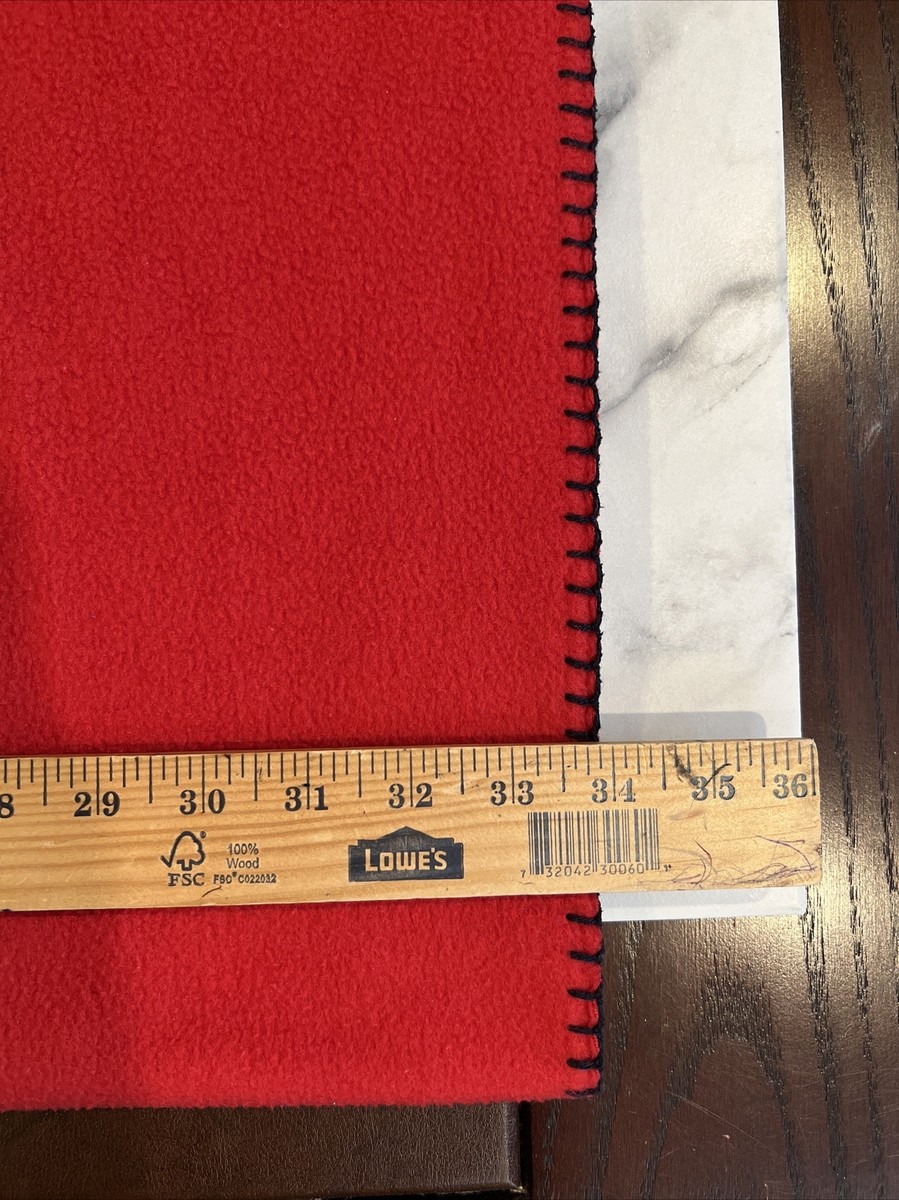 POLO RALPH LAUREN Red Flag Embroidered Fleece 68x48 Blanket | eBay