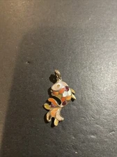 The Joy Of Koi Sterling Silver 18k Gold Koi Fish Pendant