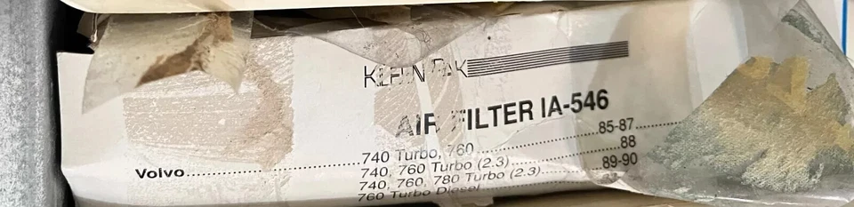 Volvo Filters 240 260-265 740 760 780 850 940 960 C70 S70 S80 V40 V70 XC90 XC99 - Image 3 of 4