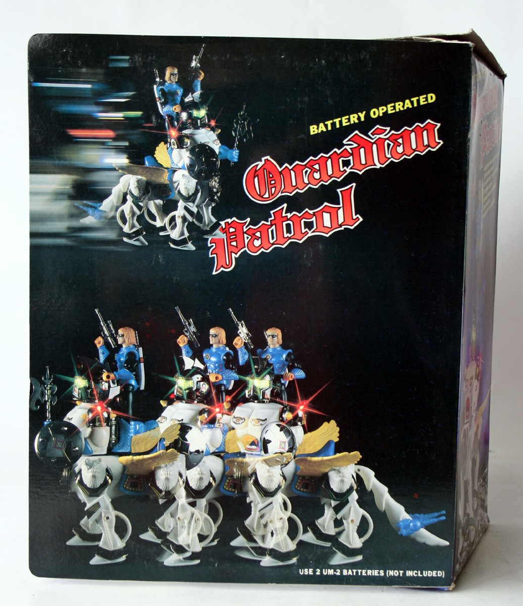 VINTAGE 1986 GUARDIAN PATROL ROBOT SECTAURS BLACKSTAR MOTU SON AI
