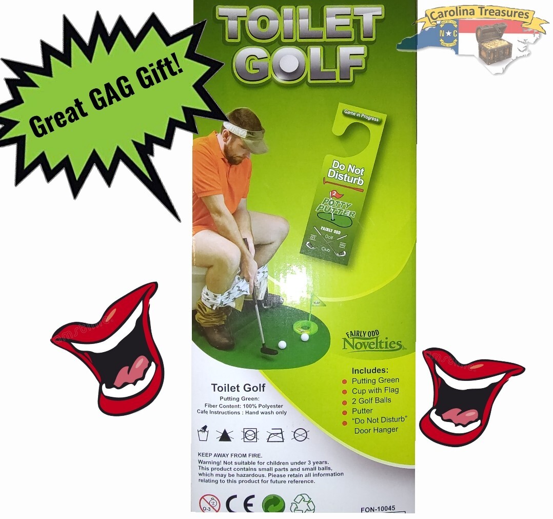 Potty Putter Toilet Time Golf Game gag fathers day funny present | eBay