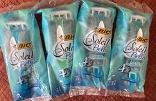 Image of Bic Soleil Bella 4-Blade Disposable Razor for Women, 4 count total, 4 Packs of 1