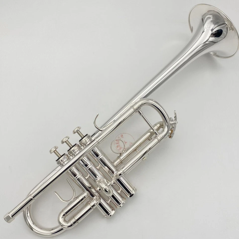 Instrumento trompeta llave C de alta calidad Foto 3 de 4