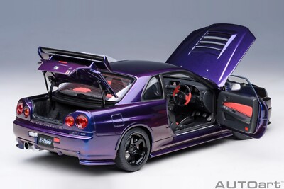 AUTOart 1/18 Nissan Skyline GT-R (R34) Z-tune (Midnight Purple III