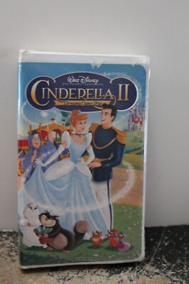 Walt Disney's CINDERELLA 2: Dreams Come True (VHS 2002) NEW