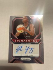 2021 Panini Prizm WNBA Jackie Young Autographs #SG-JYG Las Vegas Aces SP Hot!!!