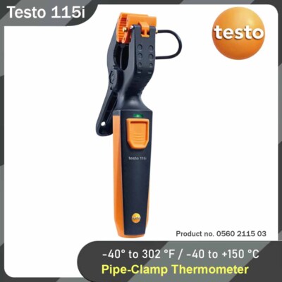 Testo 115i Clamp Meter for air Conditioning Refrigeration and Heating System