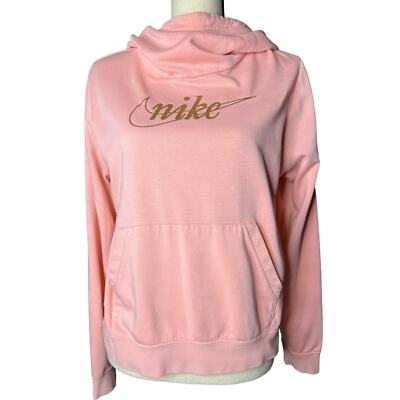 Zipper Pink And Gold Nike Sweatshirt Nike Tops Nike Cropped