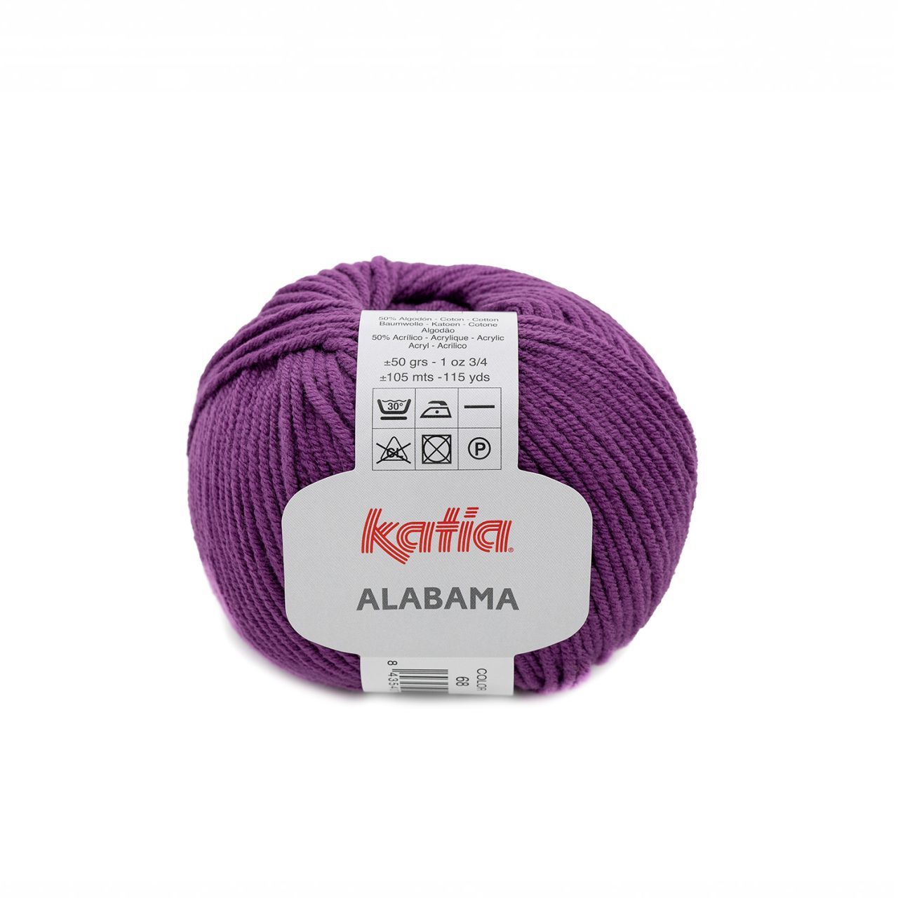 Alabama by Katia - Purple (68) - 50 g / approx. 105 m Wool