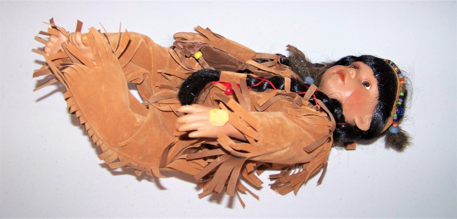 Vintage Porcelain Native American Doll eBay