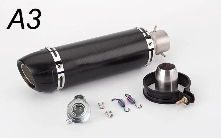 Silenciador tubo escape moto BMW S1000R S1000RR S1000XR M1000RR Foto 3 de 4